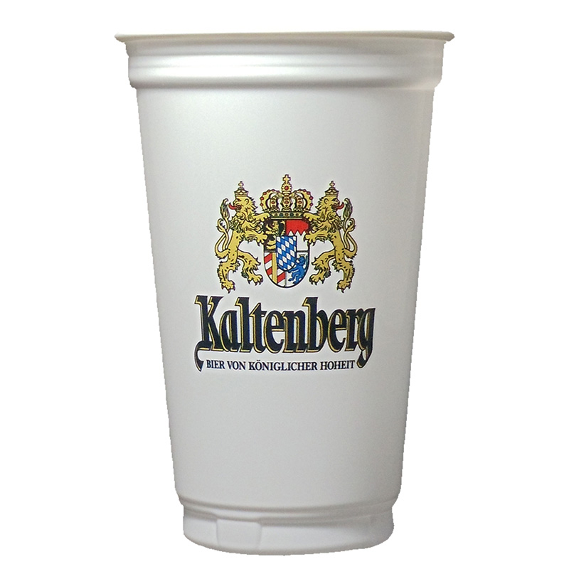 Digital 20 Oz. Economy White Plastic Cup
