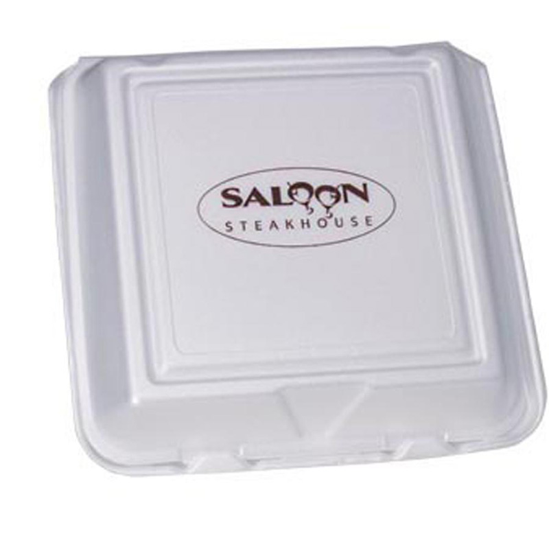 Large Compartment - Foam Hinged Deli Containers - The 500 Line