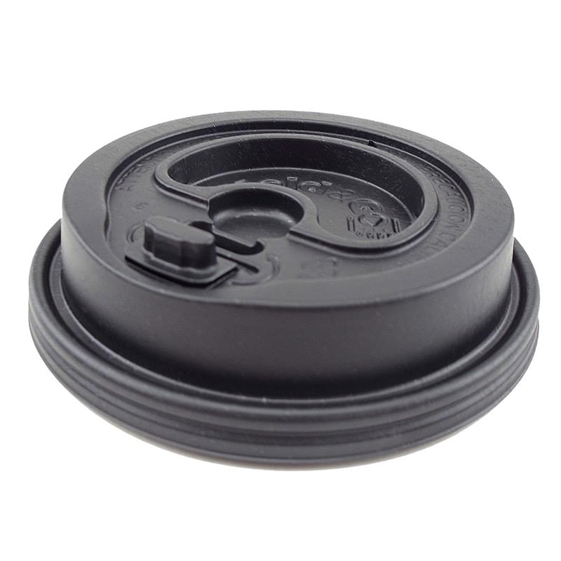 12 Oz. to 20 Oz. Black Insulated Paper Cups Lid