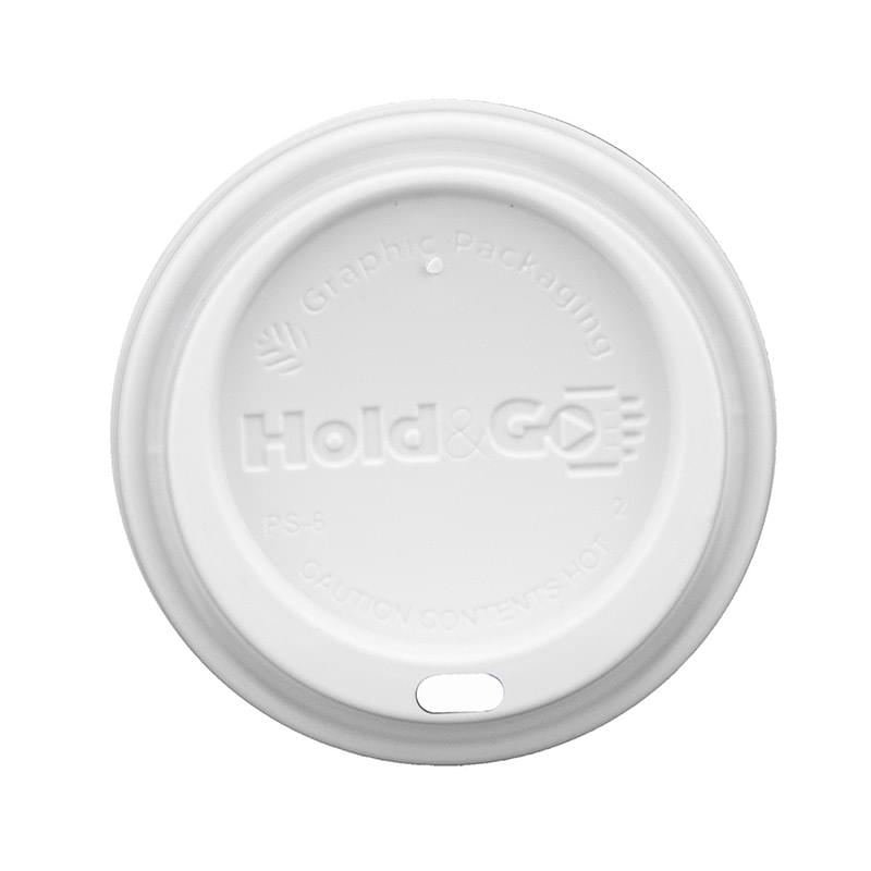 8 Oz. White Insulated Paper Cup Traveler Lid