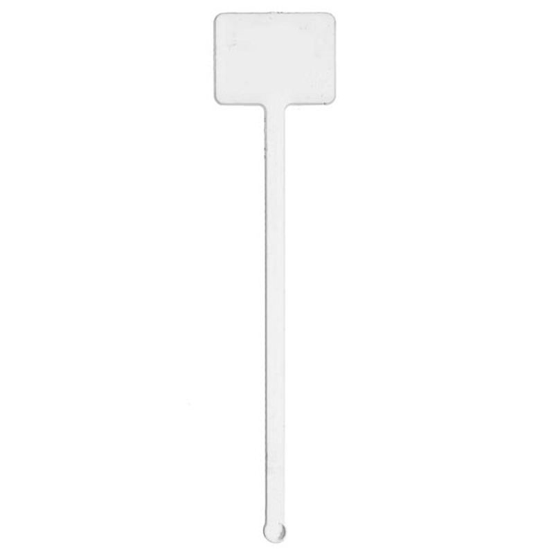 Rectangle Top 5 3/4" Long - Drink Stirrers & Appetizer Piks - The 500 Line