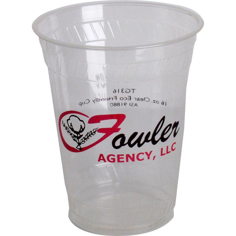 16 Oz. Eco-Friendly Clear Cups - The 500 Line