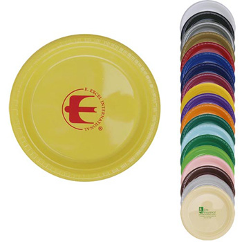Colorware 7" Round Plastic Plates - The 500 Line