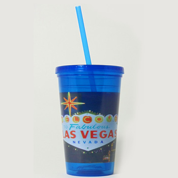 Digital 16 Oz. Double Wall Insulated Tumbler