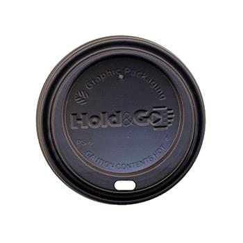 8 Oz. Black Insulated Paper Cup Traveler Lid