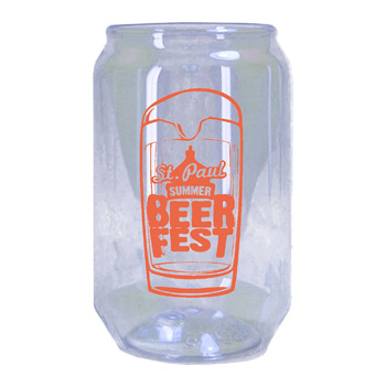 16 Oz. Beer Can Glass