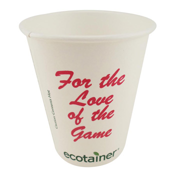 12 Oz. Eco-Friendly Solid White Cups - The 500 Line